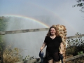 Carol at Vic Falls